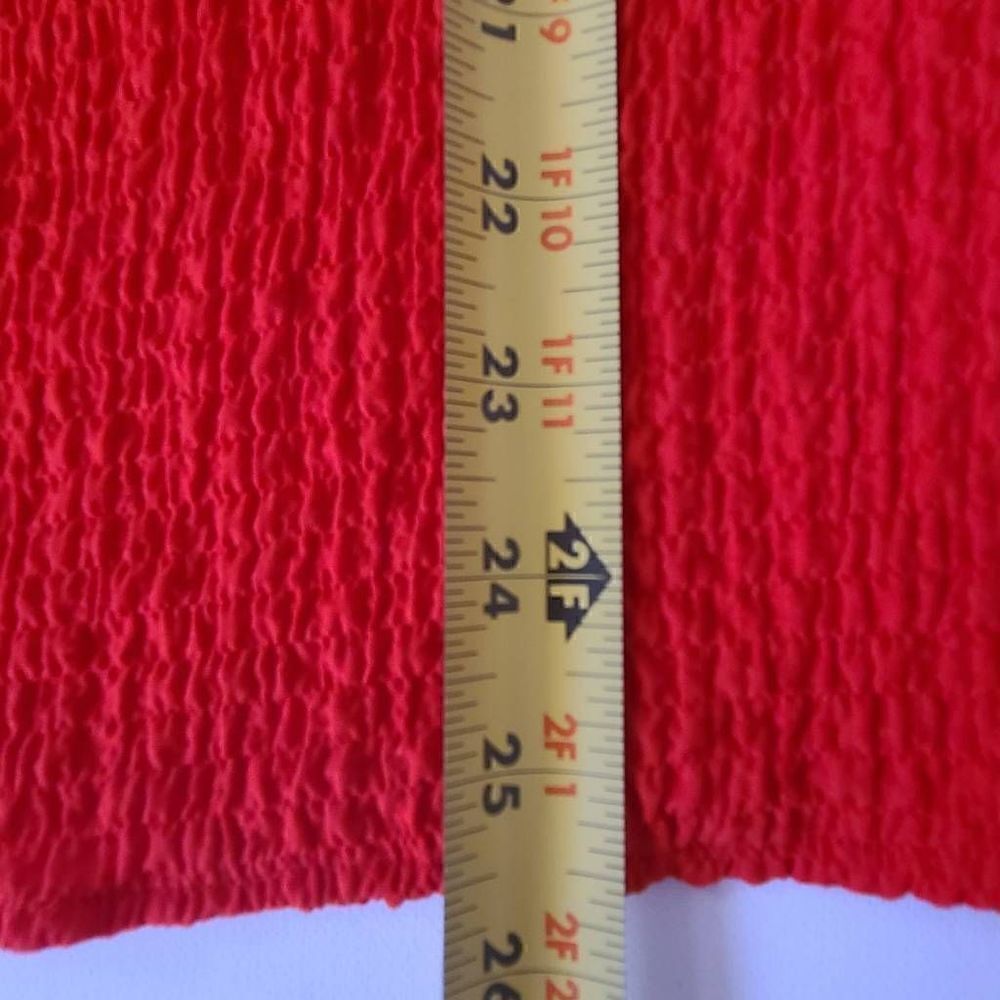 Multiples Womens Red Button Front Long Sleeve Blo… - image 10